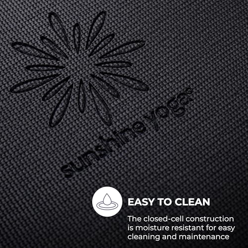 Voyage 5mm Studio Yoga Mats, 10 Pack, 72x24in - color: Black