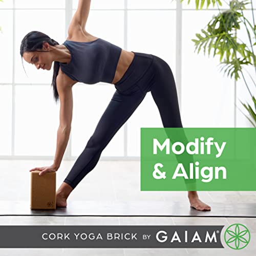 Gaiam Cork Yoga Brick – - size: 1 EA (Pack of 12)