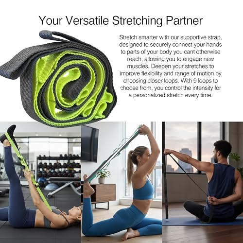 321 STRONG 5 in 1 Foam Roller Set with Hollow Core Deep Tissue Massager, Muscle Roller Stick, Stretching Strap, Spikey Plantar Fasciitis Ball, and Carry Bag, with 4K eBook - color: Bright Lime