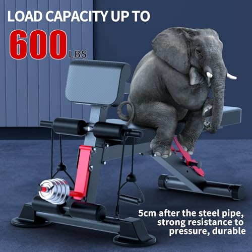 K KiNGKANG Adjustable Weight Bench,1050 lbs Foldable Workout Bench with 8 Back Positions, Incline Decline Flat Exercise Bench for Home Gym Full Body Strength Training - color: Charcoal