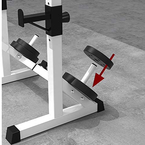 Adjustable Squat Rack Barbell Rack For Home Gym Max Load 550LBS | Bench Press Rack，Multi-Function Barbell Rack，Weight Lifting