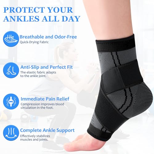 Youth Heel & Growth Plate Support Sleeve,Arch Support Socks,Heel Pain Relief,Sleeve Brace for Sprained Ankle,ts Inside Soccer Cleats & Basketball Shoes (Black,X-Large) - size: X-Large