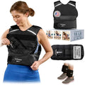Lifepro Adjustable Weighted Vest for Women & Men - Flexvest 15 or 20 lb Workout Vest – Reflective Fitness Weight Vest with Phone Pocket for Running, Cardio, Strength Training - size: Women