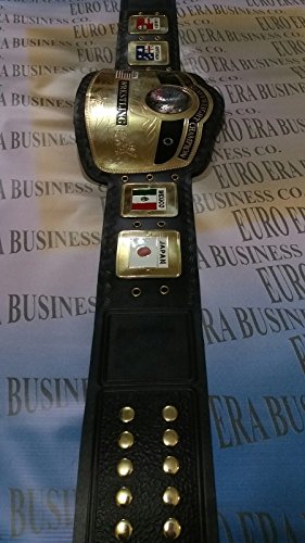 New Replica NWA Championship Belt Adult Size Metal Plates
