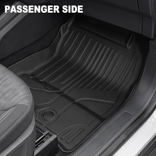 KARPAL Floor Mats for 2022-2026 Ford Maverick (Only Fit Hybrid), Custom Fit TPE All Weather Ford Maverick Hybrid Accessories 1st & 2nd Row Floor Liner - style: 2022-2026 | For Ford Maverick Hybrid | 1st & 2nd Row