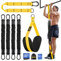 Pull Up Assistance Bands 260lbs, Heavy Pull Up Bands Resistance Bands for Pull Ups Working Out with Feet Rest, Pull Up Bar Bands Assistance Bands Strength Training Workout Equipment, Height Adjustable - color: Yellow