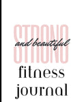 Workout & Nutrition Journal/Log-Women's Fitness Journal-Daily Workout Log-Meal Planner-7.5 x 9.25 Wide Ruled Journal For Women