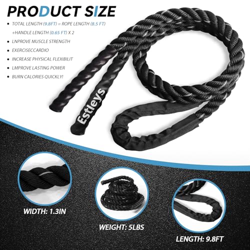 5lb Weighted Jump Rope for Men and Women, Adult Heavy Skipping Rope, Heavy Jump Ropes for Home Workout, Weight Loss, Shaping Body, Total Body Workout Equipment (Black Grey) - color: Black Grey