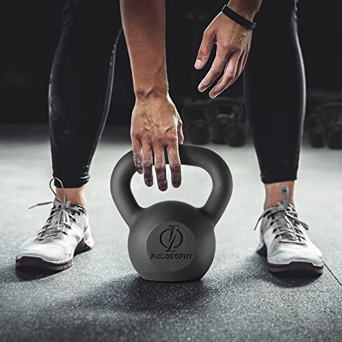 Philosophy Gym Cast Iron Kettlebell Weights - style: 5 lbs