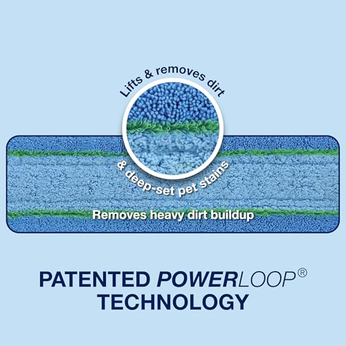 Bona Pet System Microfiber Deep Cleaning Pad for Multi-Surface Floors - Washable and Reusable - Safe on Hardwood Floors - Lifts & Removes Heavy Dirt and Pet Mess Build-up - Fits All Bona Mops - style: Pet Deep Clean Pad