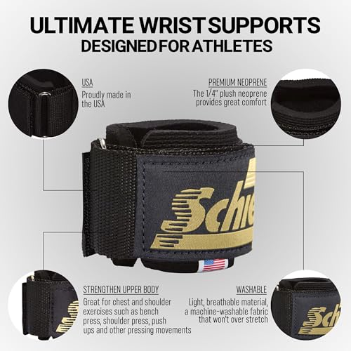 Schiek Sports Model 1100 WS Ultimate Weightlifting Wrist - color: Gold