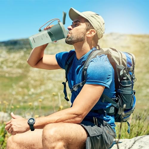 Protein Shaker Bottle,Sports Blender Bottles for Protein Mixes with Whisk Ball,Mixer Bottle,Portable Pre Workout Whey Protein Drink Shaker Cup，Midnight Blue - color: Midnight Blue