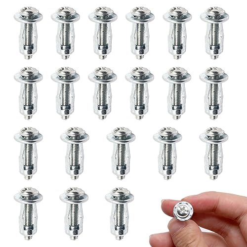 20pcs Hollow Wall Anchors for Thin Walls Heavy Duty, M4 x 4/5" - size: M4 x 20mm