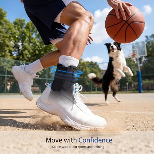 Lace up Ankle Brace for Women & Men - Ankle Support Brace for Sprained Ankle, Ankle Stabilizer for Achilles,Tendon,Sprain,Injury Recovery, Sports, Running, Basketball, (X-Large) - size: X-Large