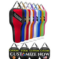 Outslayer Angle Uppercut Heavy Punching Bag for Boxing & MMA - Customizable Colors, Optional D-Ring, Unfilled/Soft Filled Choices - Made in USA - color: Custom, style: FIlled WITH Bottom D-Ring