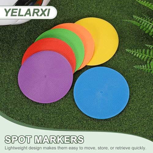 Spot Markers, Poly Spot Marker for Agility Training Floor Dots Non Slip Flat Field Cones - color: Purple, size: 23 cm/9.1inch