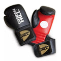 Green Hill Curved Boxing Focus Mitts for MMA, Muay Thai & Boxing - color: BLACK/RED
