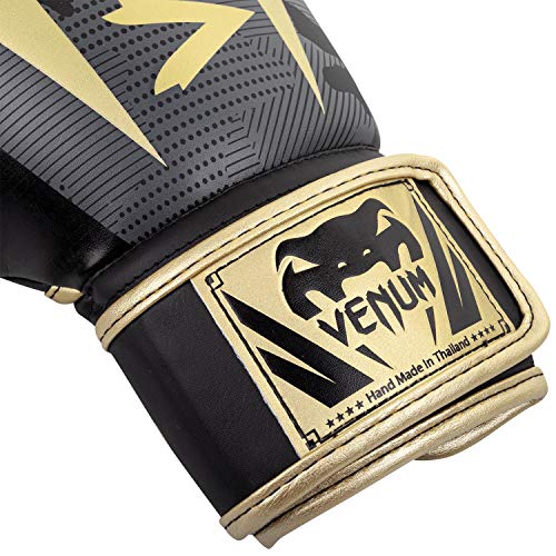 Venum Elite Boxing Gloves - color: Camo/Gold, size: 10-Ounce