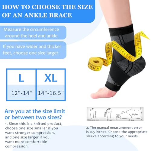 Youth Heel & Growth Plate Support Sleeve,Arch Support Socks,Heel Pain Relief,Sleeve Brace for Sprained Ankle,ts Inside Soccer Cleats & Basketball Shoes (Black,Large) - size: Large