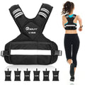 NEALFIT Weighted Vest for Women and Men, 5-10lb/11-20lb/18-30lb Adjustable Weighted Vest with Reflective Strip, Body Weight Vest for Walking, Running, Fitness, Strength Training - size: 11-20 lbs