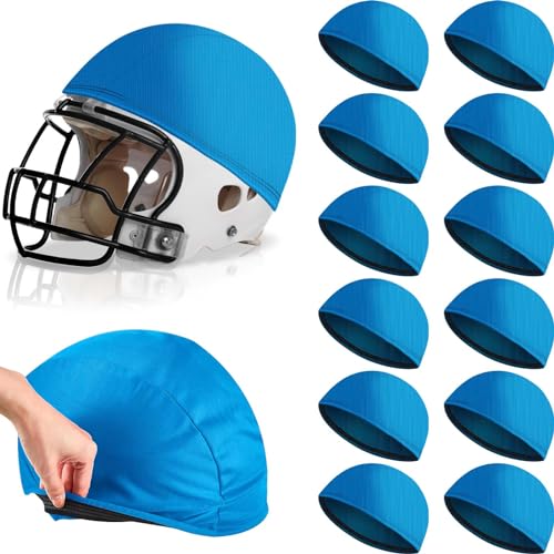 Ramede Football Helmet Covers for Practice Scrimmage Cap Helmet Cover Scrimmage Cap for Youth Adult Football Hockey Training Accessories 10.4 Inch in Diameter - color: Blue, size: Regular Style