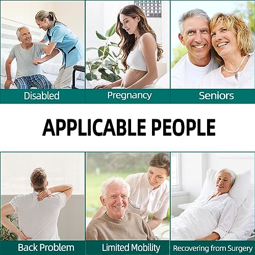 Fanwer Toilet Aids for Wiping Bottom - 15.7" Long Reach Comfort Butt Wiper Tools - Bottom Buddy Wiping aid Self Assist for Men, Women, Disabled,Elderly,Pregnant,and Back Surgery Recovery (2 Pack)