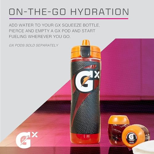 Gatorade Gx NFL Non-Slip Squeeze Bottles, 30 fl oz, Gx Hydration System - color: New York Jets