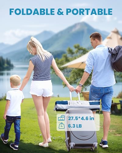 OutdoorMaster 7.2ft Beach Umbrellas for Sand with Sandbag & Anchor | 7.2ft Adjustable Umbrella for Beach, Wind Resistant, Portable UPF50+ Sunshade with Carry Bag for Patio - color: A-Gray Striped