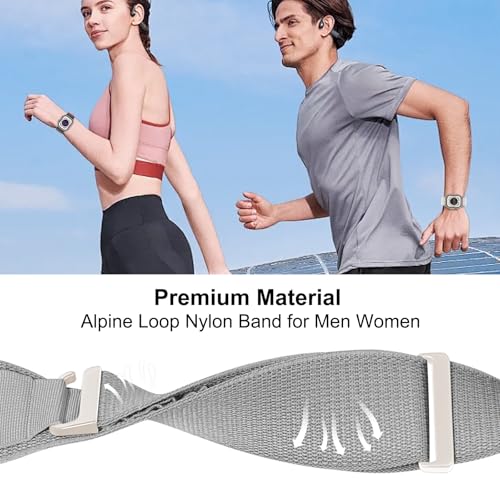 Alpine Loop Compatible with Apple Watch 3 Band 49mm 46mm 45mm 44mm 42mm 41mm 40mm 38mm Men Women, Nylon Sport Loop for Apple Watch Ultra 2/1 iWatch Series 11 10 9 8 7 6 5 4 3 2 1 SE - color: Orange