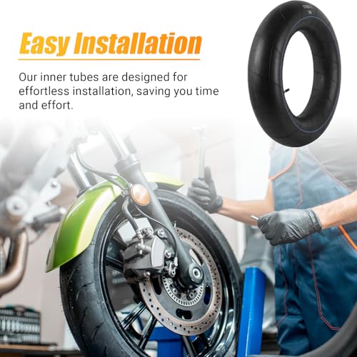 AR-PRO (2-Pack) 170/80-15 Replacement Inner Tubes Heavy Duty with TR4 Valve Stem - Premium Butyl Rubber Power Sports Inner Tube Perfect for 170 80-15 Tire - size: 170/80-15"