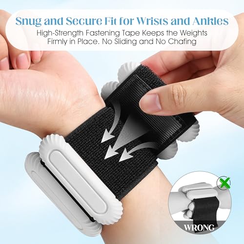 Wrist Weights for Women & Men, 2lb Silicone Wrist Ankle Weights for Pilates, Yoga, Running and Strength Training Comfortable Weighted Bracelet Arm Leg Weights for Fitness, Walking, Gym - color: Grey