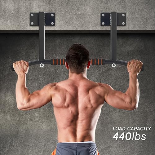 Wall Mount Pull Up Bar Wall Mounted Body Press Pull Up Bar Gym Chin-Up for Upper Body Workout - color: Type C