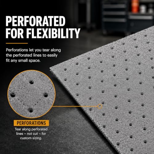 ATERET Heavy Weight Universal Oil Water Absorbent Pad, 100 Absorbing Pad, 16 x 18 inch, USA Made - color: Grey, size: Heavy Weight - 100ct