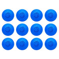 Signature Lacrosse Ball Set - Packs of 2, 4, 8, 12, and 100 - No Chemical Smell Massage Balls, Myofascial Release Tools, Back Roller, Muscle Knot Remover - color: Blue, size: 12 Balls