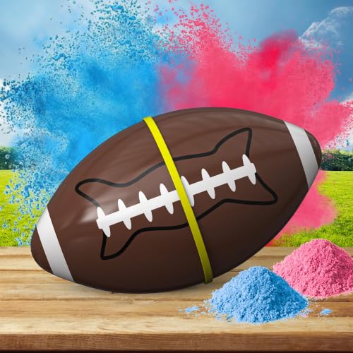 POPUPARTY Gender Reveal Ball with Pink & Blue Powder, for Baby Boy or Girl Gender Reveal, Party Supplies - size: Large