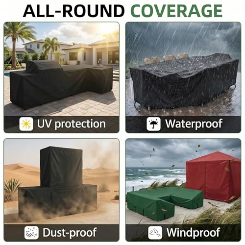 Custom Size Dust Cover Made to Measure Heavy-Duty 600D Waterproof Exterior Covers with Personalized Text or Logo for Furniture & Equipment, Patio Furniture, Tools (Industrial Dust Protection) - color: Industrial Dust Protection