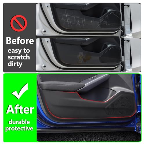Car Door Anti Kick Pad for Honda Civic 2022 2023 2024 2025 2026 11th gen，Acura Integra 2023-2026 Accessories Protector Mat Dirty Collision Stickers Inner Decoration