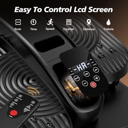 Under Desk Elliptical Machine for Senior Mini Elliptical Leg Exerciser with Remote Quiet Portable Electric Seated Foot Pedal Exerciser for Home Office - size: Mini