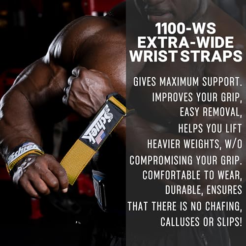 Schiek Sports Model 1100 WS Ultimate Weightlifting Wrist - color: Yellow