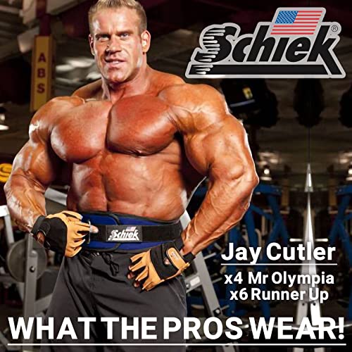 Schiek Sports 2006 Nylon 6" Weight Lifting Belt - Support Belt for Power Lifting - color: Navy, size: X-Large