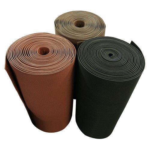 Rubber-Cal 03-161-BK-W-302"Safe-Grip" Slip-Resistant Traction Mats, 34" x 2' x 1/4", Black Rubber Runner - color: Black, size: 34"L x 34"W x 0.3"Th