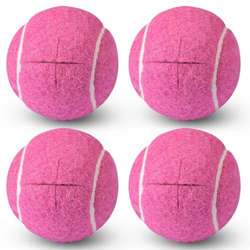 Walker Tennis Balls Precut Tennis Balls for Walkers 4PCS Walkers Legs Universal Precut Glide Balls, Heavy Duty Long Lasting Felt Pad Glide Coverings - color: Rose red