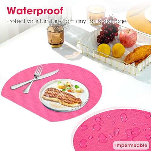 Drawer and Shelf Liner, Non-Slip Kitchen Cabinet Liners Non-Adhesive Thick Strong Grip Waterproof Washable Mats Protect Dresser Shelves Cupboard Bathroom Cabinets, Fuchsia, 12 in X 10 FT - color: Fuchsia, size: 11.8"W x 118"L