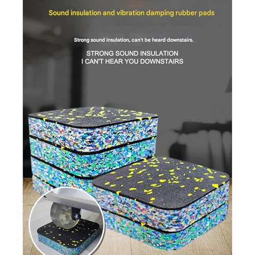 Shock Absorption Mat Treadmill Anti Vibrations Floor Protectors Exercise Equipment Treadmills and Speakers Soft Shocked Absorption