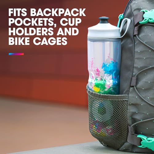 HydraPak | Polar Bottle - Polar Sport Insulated Water Bottle - BPA-Free, Sport & Bike Squeeze Bottle with Handle (Pulse Blue, 600ml / 20oz) - color: Pulse Blue, style: 20oz/600ml