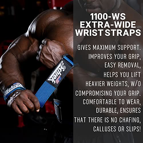 Schiek Sports Model 1100 WS Ultimate Weightlifting Wrist - color: Blue