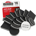 Non Slip Furniture Pads X-PROTECTOR - 16 pcs 2" - Premium Furniture Gripper | Premium Furniture Grippers! Rubber Feet Hardwood Floor Protectors for Furniture Legs - Couch Stoppers - size: 16 Round & Square 2"