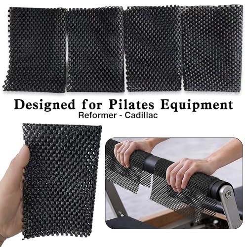 Pilates Grip Pad Non-Slip Training Mat Barre Pull-Up Bar Gym Equipment Gripper Pad Women Men Body Building Workout Exercise Mat Anti Hand Pads Sweaty Hands Foldable Grips Gloves Indoor Home Fitness