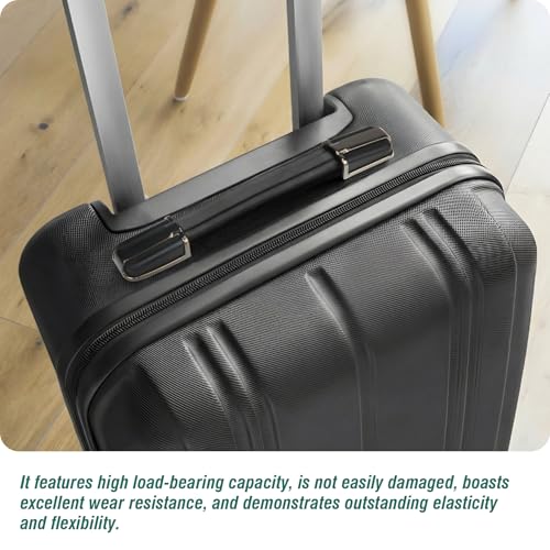 Luggage Replacement Handle, Suitcase Spare Grip, Travel Bag Repair Part | Ergonomic grip design, sturdy construction, comfortable hand feel, suitable for luggage repair and travel bag replacement - style: RB-009 Nickel Black