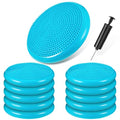 10 Pcs Wobble Cushion Wiggle Seat for Sensory Kid Flexible Seating Promotes Active Learning Improves Student Productivity Stability Inflated Balance Disc Pad with Air Pump for Classroom - color: Mint Green